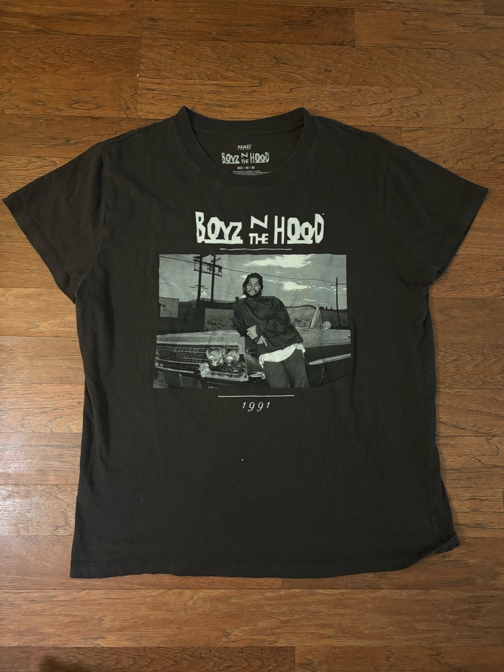 MAD Engine Black 'Boyz N The Hood' Graphic Tee